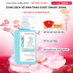 Dung Dịch Vệ Sinh Thảo Dược Orasic Dưỡng Hồng Sắc Ngọc Khang (Herbal Intimate Wash) 200ml