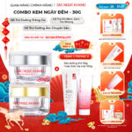 Combo Dưỡng Da Ngày Và Đêm Sắc Ngọc Khang (Kem Dưỡng Da Ban Đêm 30g và Kem Dưỡng Da Ban Ngày 5in1 30g, tặng Sữa rửa mặt 100g hoặc sữa dưỡng thể 50g)