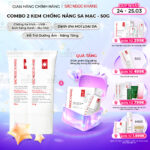 Combo 02 Kem Chống Nắng "Sa Mạc" Nâng Tông Sắc Ngọc Khang 50g