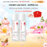 Combo Nước hoa hồng thảo dược Sắc Ngọc Khang 145ml + Nước tẩy trang thảo dược Sắc Ngọc Khang 145ml