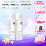 Combo Nước hoa hồng thảo dược Sắc Ngọc Khang 145ml + Nước tẩy trang thảo dược Sắc Ngọc Khang 145ml