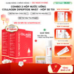 Combo 2 Nước Uống Collagen Dipeptide Mờ Nếp Nhăn - Dưỡng Ẩm Mịn Sắc Ngọc Khang- Liệu trình 2 tháng