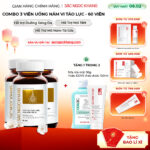 Combo 3 Hộp Viên Uống Vi Tảo Lục Sắc Ngọc Khang Đào Thải Nám 60 viên/hộp