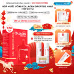 Nước Uống Collagen Dipeptide Mờ Nếp Nhăn - Dưỡng Ẩm Mịn Da Sắc Ngọc Khang (Hộp 30 túi x 20 ml)