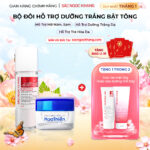 Combo Dưỡng Trắng Da gồm Kem Hoa Thiên và Serum Vitamin C