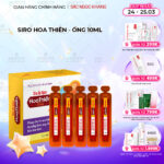 Siro ăn ngon Hoa Thiên Hộp 20 ống 10ml giúp bé ăn ngon, hổ trợ phát triển trí não, tăng sức đề kháng của bé