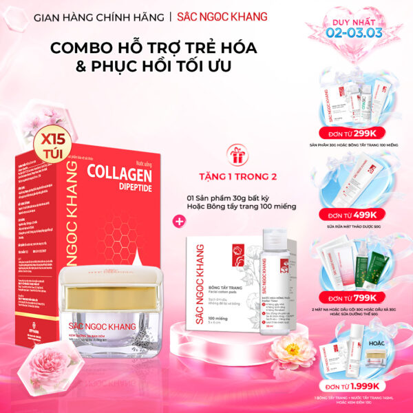 Kem Dưỡng Da Ban Đêm Sắc Ngọc Khang 30g - Dưỡng ẩm, mờ nám sạm, tàn nhang