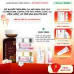 Combo Mờ Nám Dưỡng Trắng Cao Cấp Sắc Ngọc Khang: Viên Uống Sắc Ngọc Khang ++, Kem Dưỡng Da Ban Đêm, Kem Dưỡng Da Ban Ngày