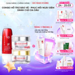 Combo Mờ Nám Dưỡng Trắng Kiềm Dầu Sắc Ngọc Khang (Kem dưỡng da ban ngày, kem dưỡng da ban đêm, kem chống nắng kiềm dầu)