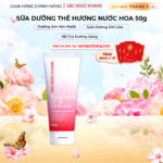 Sữa Dưỡng Thể Nước Hoa Dưỡng Trắng Da Mịn Màng Sắc Ngọc Khang 50g