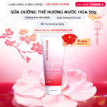 Sữa Dưỡng Thể Nước Hoa Dưỡng Trắng Da Mịn Màng Sắc Ngọc Khang 50g