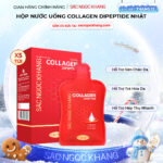 Nước Uống Collagen Dipeptide Mờ Nếp Nhăn - Dưỡng Ẩm Mịn Da Sắc Ngọc Khang Hộp 5 gói x 20ml