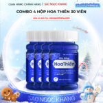 Combo 4 Hộp Viên Uống Cân Bằng Nội Tiết Hoa Thiên (30 viên/hộp)