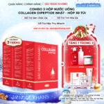 Combo 3 Hộp Nước Uống Collagen Dipeptide Mờ Nếp Nhăn - Dưỡng Ẩm Mịn Sắc Ngọc Khang