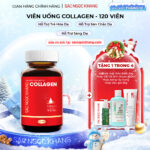 Viên Uống Collagen Dipeptide Hỗ Trợ Mờ Nếp Nhăn, Dưỡng Da Ẩm Mịn Sắc Ngọc Khang 120 viên
