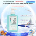 Dung Dịch Vệ Sinh Thảo Dược Orasic Dưỡng Hồng Sắc Ngọc Khang (Herbal Intimate Wash) 200ml