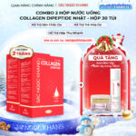 Combo 2 Nước Uống Collagen Dipeptide Mờ Nếp Nhăn - Dưỡng Ẩm Mịn Sắc Ngọc Khang- Liệu trình 2 tháng