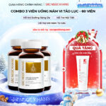 Combo 3 Hộp Viên Uống Vi Tảo Lục Sắc Ngọc Khang Đào Thải Nám 60 viên/hộp