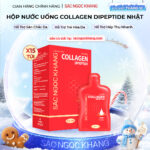 Nước Uống Collagen Dipeptide Mờ Nếp Nhăn - Dưỡng Ẩm Mịn Da Sắc Ngọc Khang (Hộp 15 túi x 20 ml)