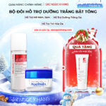 Combo Dưỡng Trắng Da gồm Kem Hoa Thiên và Serum Vitamin C