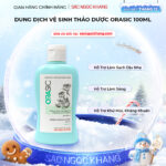 Dung Dịch Vệ Sinh Thảo Dược Orasic Sắc Ngọc Khang (Herbal Intimate Wash) 100ml