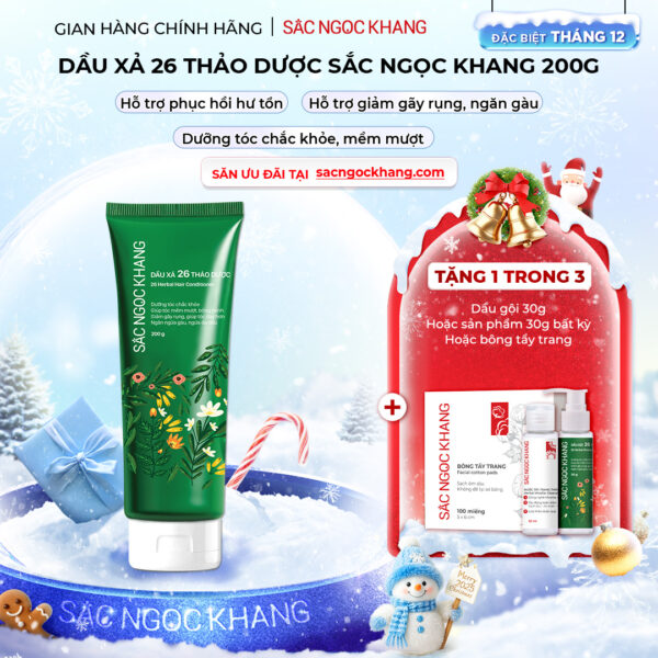 Dầu xả 26 loại thảo dược Sắc Ngọc Khang 200g