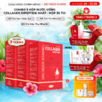 Combo 3 Hộp Nước Uống Collagen Dipeptide Mờ Nếp Nhăn - Dưỡng Ẩm Mịn Sắc Ngọc Khang