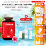 Viên Uống Collagen Dipeptide Hỗ Trợ Mờ Nếp Nhăn, Dưỡng Da Ẩm Mịn Sắc Ngọc Khang 120 viên