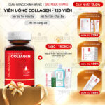 Viên Uống Collagen Dipeptide Hỗ Trợ Mờ Nếp Nhăn, Dưỡng Da Ẩm Mịn Sắc Ngọc Khang 120 viên