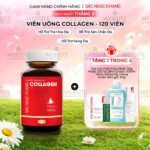 Viên Uống Collagen Dipeptide Hỗ Trợ Mờ Nếp Nhăn, Dưỡng Da Ẩm Mịn Sắc Ngọc Khang 120 viên