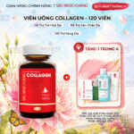 Viên Uống Collagen Dipeptide Hỗ Trợ Mờ Nếp Nhăn, Dưỡng Da Ẩm Mịn Sắc Ngọc Khang 120 viên