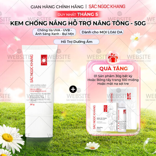 Kem Chống Nắng Sắc Ngọc Khang 50g