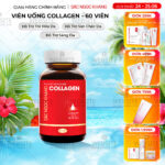 Viên Uống Collagen Dipeptide Mờ Nếp Nhăn - Dưỡng Ẩm Mịn Da Sắc Ngọc Khang hộp 60 viên