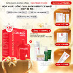Nước Uống Collagen Dipeptide Mờ Nếp Nhăn - Dưỡng Ẩm Mịn Da Sắc Ngọc Khang (Hộp 30 túi x 20 ml)