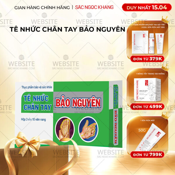 Tê nhức chân tay Bảo Nguyên hộp 30v