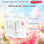 Set 10 Mặt Nạ sợi tre dưỡng trắng mịn da Sắc Ngọc Khang 25g/miếng