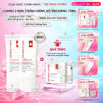 Combo 02 Kem Chống Nắng "Sa Mạc" Nâng Tông Sắc Ngọc Khang 50g