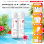Combo Nước hoa hồng thảo dược Sắc Ngọc Khang 145ml + Nước tẩy trang thảo dược Sắc Ngọc Khang 145ml