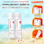 Combo Nước hoa hồng thảo dược Sắc Ngọc Khang 145ml + Nước tẩy trang thảo dược Sắc Ngọc Khang 145ml
