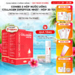 Combo 2 Nước Uống Collagen Dipeptide Mờ Nếp Nhăn - Dưỡng Ẩm Mịn Sắc Ngọc Khang- Liệu trình 2 tháng