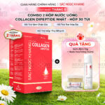 Combo 2 Nước Uống Collagen Dipeptide Mờ Nếp Nhăn - Dưỡng Ẩm Mịn Sắc Ngọc Khang- Liệu trình 2 tháng