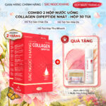 Combo 2 Nước Uống Collagen Dipeptide Mờ Nếp Nhăn - Dưỡng Ẩm Mịn Sắc Ngọc Khang- Liệu trình 2 tháng