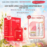 Nước Uống Collagen Dipeptide Mờ Nếp Nhăn - Dưỡng Ẩm Mịn Da Sắc Ngọc Khang (Hộp 30 túi x 20 ml)