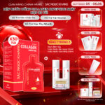 Nước Uống Collagen Dipeptide Mờ Nếp Nhăn - Dưỡng Ẩm Mịn Da Sắc Ngọc Khang (Hộp 30 túi x 20 ml)