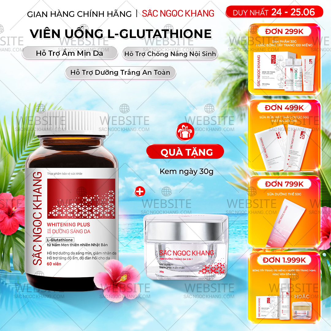 1731133421801540568 Viên Uống Glutathione Dưỡng Trắng Da Vượt Trội 60 viên - Ảnh 1