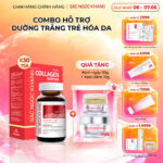 Combo Cao Cấp Dưỡng Da Căng Mịn - Trắng Sáng Sắc Ngọc Khang