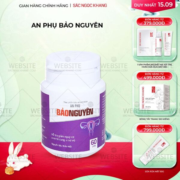 VIÊN UỐNG AN PHỤ BẢO NGUYÊN (hộp 60 viên)