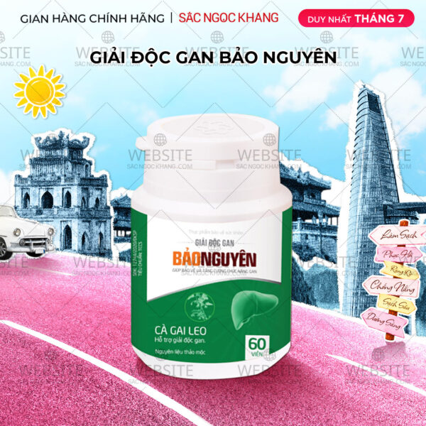 GIẢI ĐỘC GAN BẢO NGUYÊN (hộp 60 viên)