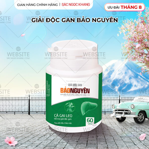 GIẢI ĐỘC GAN BẢO NGUYÊN (hộp 60 viên)