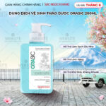 Dung Dịch Vệ Sinh Thảo Dược Orasic Dưỡng Hồng Sắc Ngọc Khang (Herbal Intimate Wash) 200ml